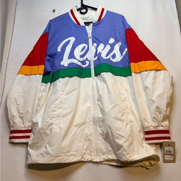 Levi's color block windbreaker jacket. 3x plus size. New with tags. - Picture 1 of 11